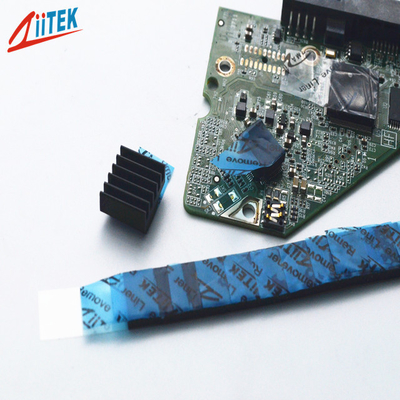 Темный - серые резиновые колодки силикона 1,9 G/Cm3 1,5 W/MK для навигации GPS