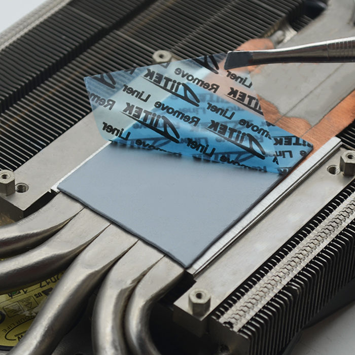 8Силиконовая тепловая подставка для светодиодного процессора GPU -40 ~ 200 °C