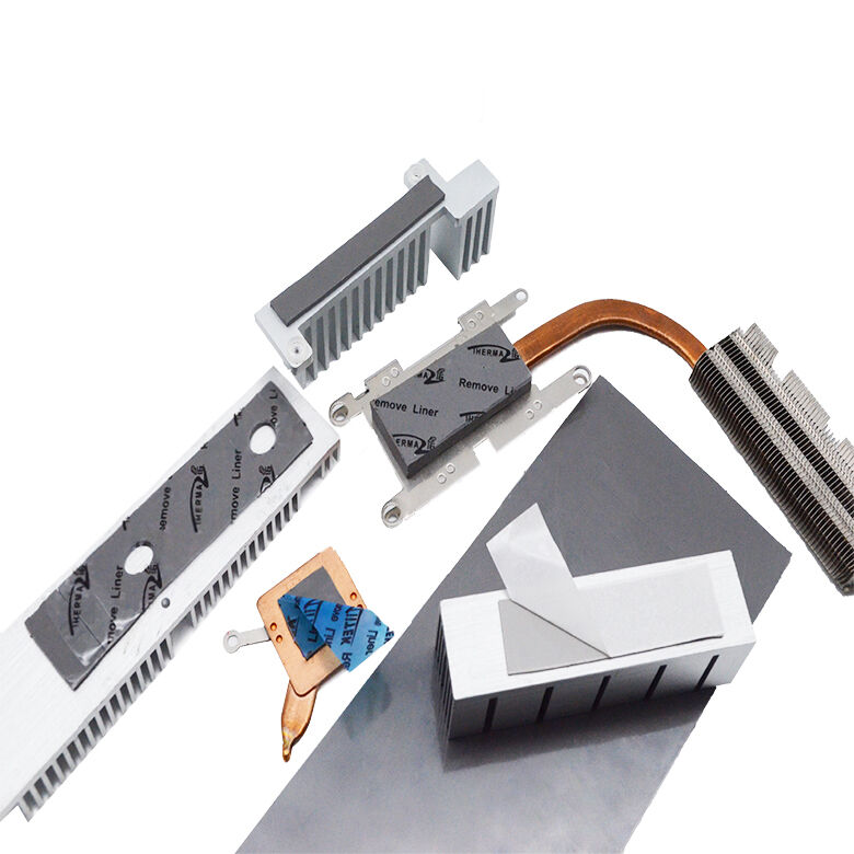 Самоклеящаяся серая термосиликоновая проводящая прокладка 7,5 Вт для тепловыделения серверов AI процессоров AI