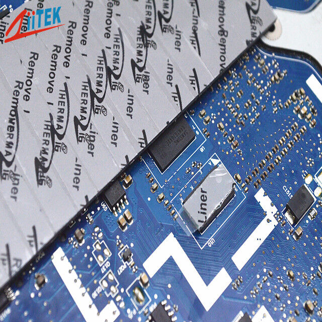 Heat Sink Thermal Pad RoHS Compliant Silicone Insulation Pad With 1.5W/mK Thermal Conductivity For Cooling Applications